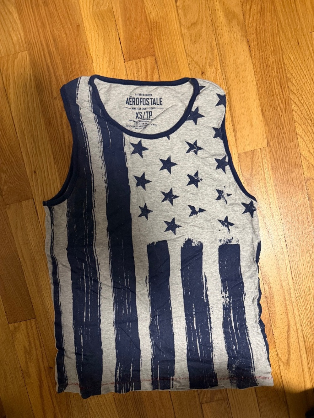 American flag tank top